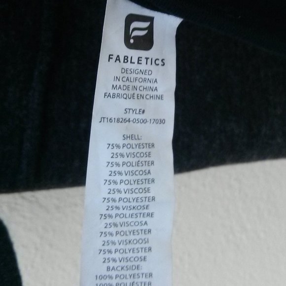 Fabletics Draped Moscow Sweatshirt Coat/Cardi - Picture 14 of 16